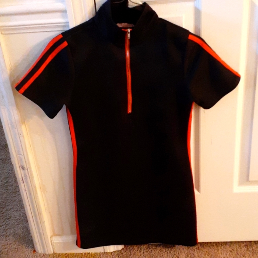 Black mini dress